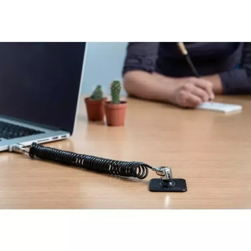 Security kabel Lock Compulocks CL02H Dual Head Coiled T-bar