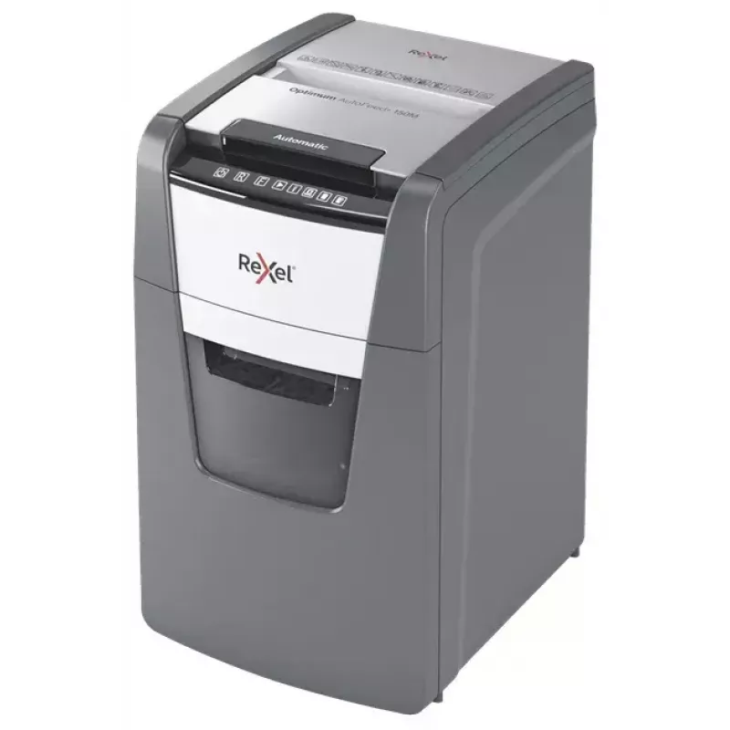 Rexel Optimum AutoFeed+ 150M niszczarka do papieru Mikro-cięcie 55 dB 22 cm Czarny, Szary