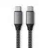 Kabel USB-C na USB-C Satechi ST-TCC2MM — 2 m, czarno-szary, 0,48 Gbit/s