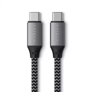 Kabel USB-C na USB-C Satechi ST-TCC2MM — 2 m, czarno-szary, 0,48 Gbit/s