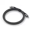 Kabel USB-C na USB-C Satechi ST-TCC2MM — 2 m, czarno-szary, 0,48 Gbit/s