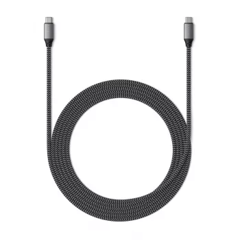Kabel USB-C na USB-C Satechi ST-TCC2MM — 2 m, czarno-szary, 0,48 Gbit/s
