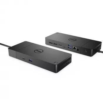 DELL WD19TBS-180W Przewodowa stacja dokująca USB 3.2 Gen 2 (3.1 Gen 2) Type-C Czarny