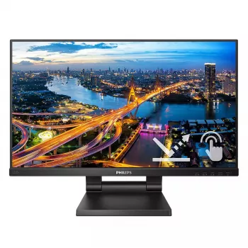 Philips B Line 222B1TC/00 monitor komputerowy 54,6 cm (21,5 cala) 1920 x 1080 pikseli Full HD LED ekran dotykowy Czarny
