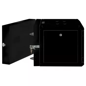 Szafa wisząca ROLINE Pro 7U 600x600 (szer. x gł.) dwuczęściowa obrotowa czarna, IP20, 50 kg