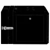 Szafa wisząca ROLINE Pro 7U 600x600 (szer. x gł.) dwuczęściowa obrotowa czarna, IP20, 50 kg