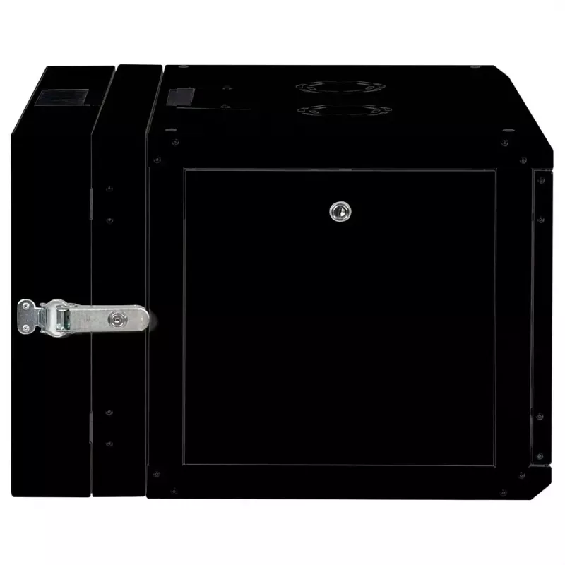 Szafa wisząca ROLINE Pro 7U 600x600 (szer. x gł.) dwuczęściowa obrotowa czarna, IP20, 50 kg