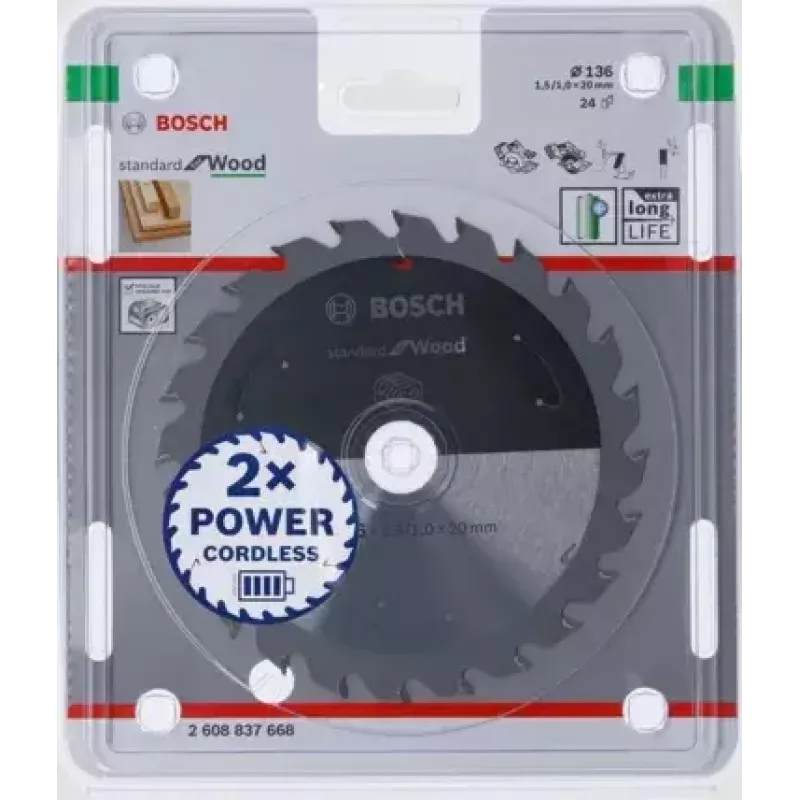 Bosch 2608837668 piła tarczowa, 136 mm