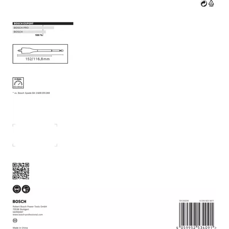 Bosch 2 608 900 334 wiertło Wiertło płaskie 7 szt.