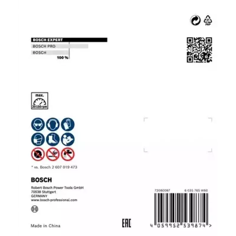 Bosch 2 608 900 652 tarcza tnąca do narzędzi obrotowych do szlifowania/piaskowania Płytki, Ceramika, Kamień