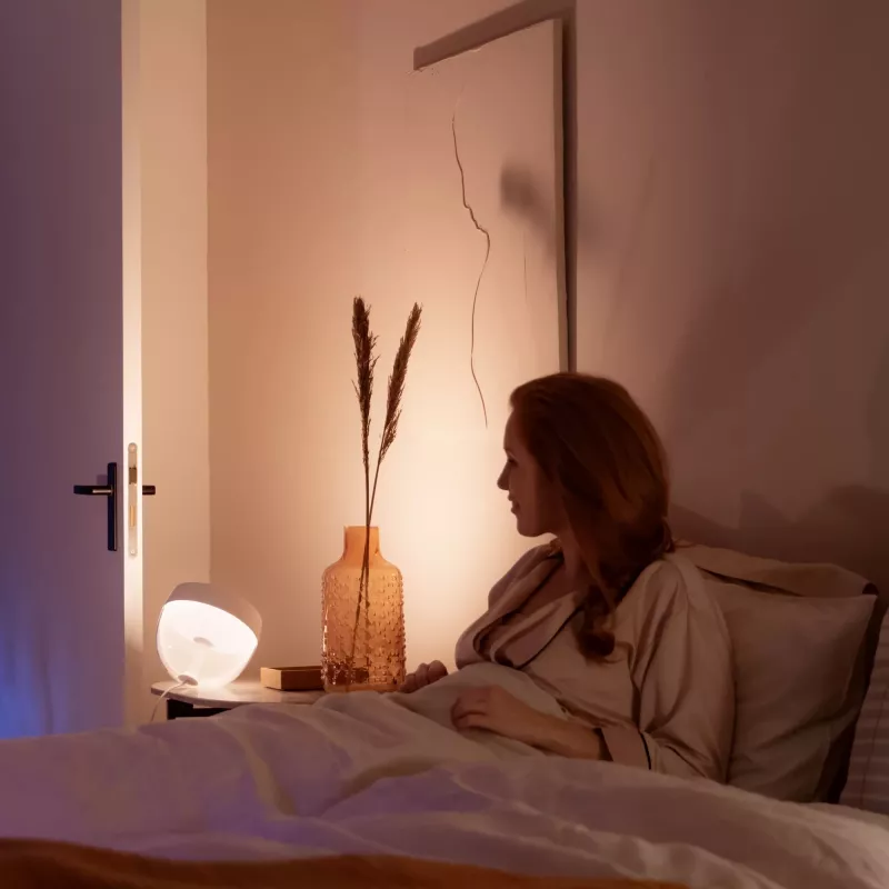 Philips Hue biały and colour ambience Iris lampa stołowa, Inteligentna lampa stołowa, Bluetooth/Zigbee, Czarny, LED, Metal, Tworzywo sztuczne, Niewymienne żarówki