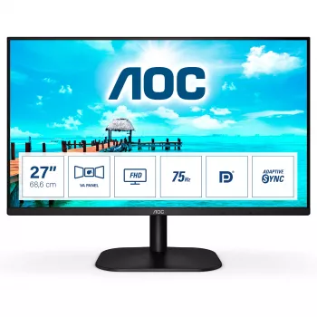 Monitor komputerowy AOC B2 27B2QAM 68,6 cm (27 cali) 1920 x 1080 pikseli Full HD LED Czarny