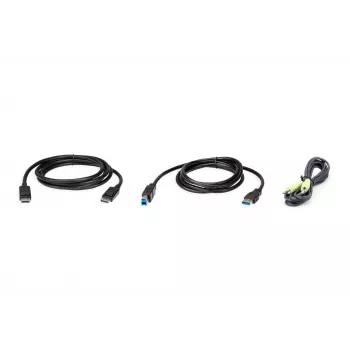 Kabel KVM ATEN 2L-7D02UDPX3 1.8m USB DisplayPort