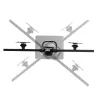 Podwójny stojak biurkowy na monitory StarTech.com Crossbar, do dwóch 27-calowych ekranów, mocowanie VESA 75x75/100x100, bezproblemowa regulacja wysokości, do 13,2 funta (6 kg) na wyświetlacz