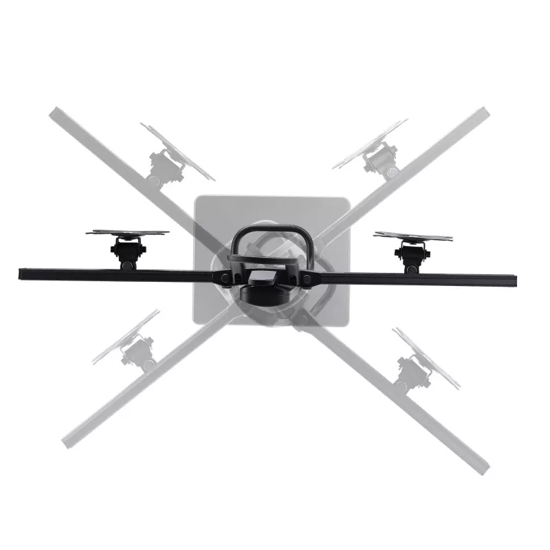Podwójny stojak biurkowy na monitory StarTech.com Crossbar, do dwóch 27-calowych ekranów, mocowanie VESA 75x75/100x100, bezproblemowa regulacja wysokości, do 13,2 funta (6 kg) na wyświetlacz