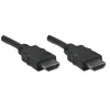 Kabel Manhattan HDMI, 1080p@60Hz (High Speed), 7,5 m, męski do męskiego, czarny, w pełni ekranowany, pozłacane styki, dożywotnia gwarancja