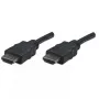 Kabel Manhattan HDMI, 1080p@60Hz (High Speed), 7,5 m, męski do męskiego, czarny, w pełni ekranowany, pozłacane styki, dożywotnia gwarancja