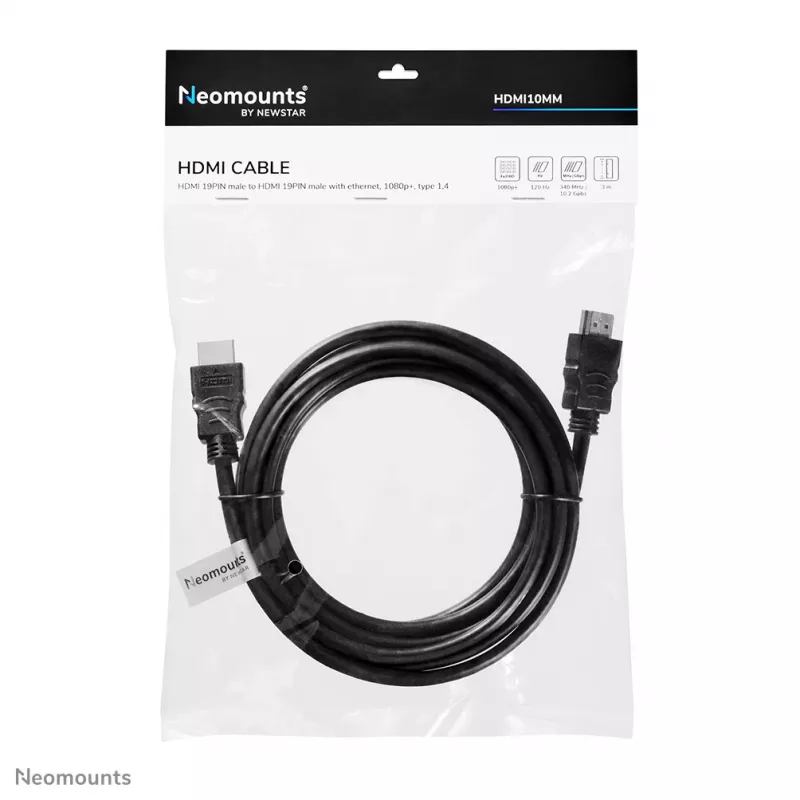 Neomounts HDMI10MM kabel HDMI - 3 metry