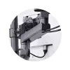 Potrójny uchwyt biurkowy StarTech.com do trzech ekranów 27 inch, VESA 75x75/100x100, regulacja ramion bez narzędzi, mocowanie zaciskowe/przelotowe, ramiona ze sprężyną