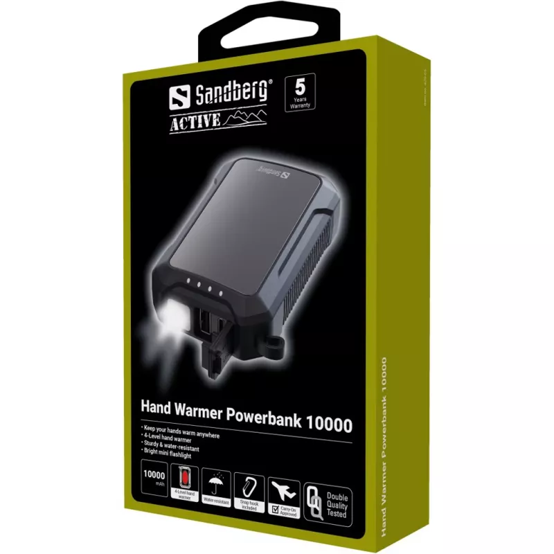 Przenośny powerbank Sandberg Hand Warmer 10000 mAh