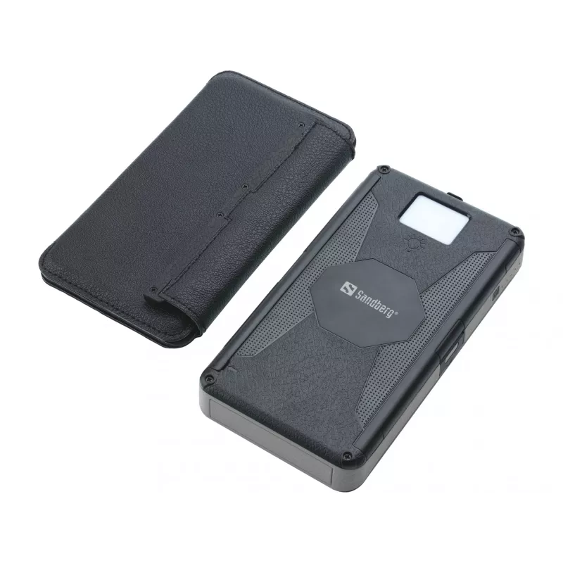 Powerbank Sandberg Solar 6-Panel 20000mAh, polimer litowo-jonowy, czarny