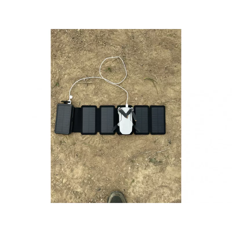 Powerbank Sandberg Solar 6-Panel 20000mAh, polimer litowo-jonowy, czarny