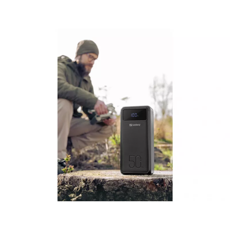 Powerbank przenośny Sandberg USB-C PD 130W 50000mAh