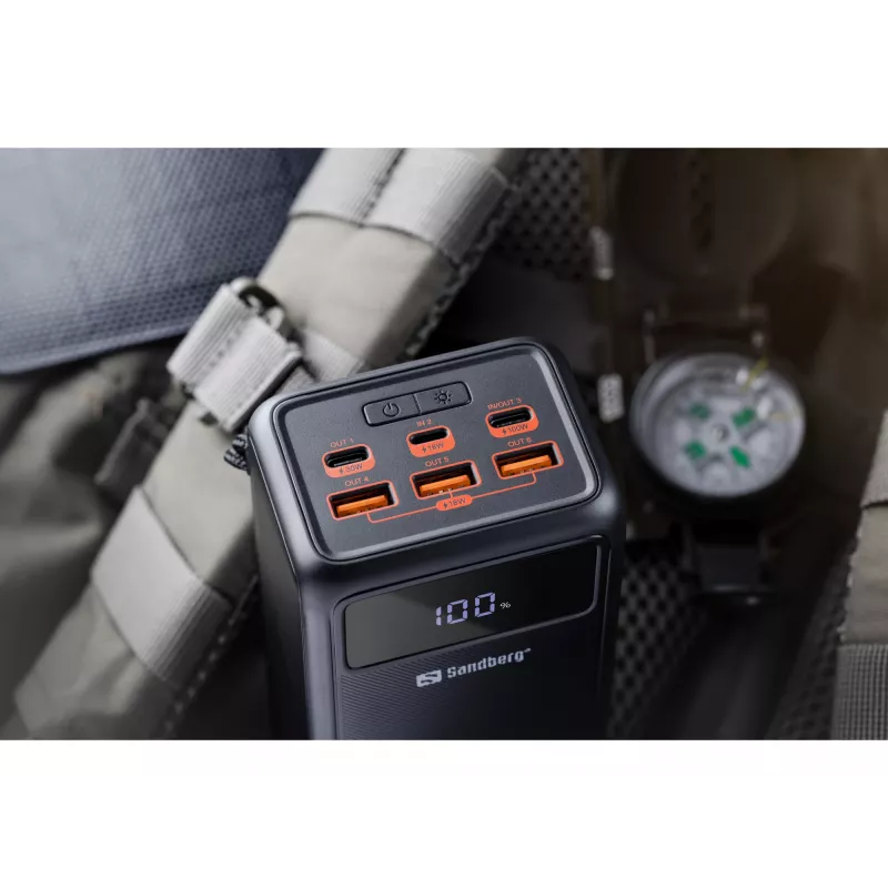 Powerbank przenośny Sandberg USB-C PD 130W 50000mAh