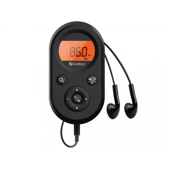 Sandberg Pocket Radio FM+AM Recharge, przenośne, AM, FM, 76 - 108 MHz, 522-1710KHz (9KHz) / 520-170KHz (10KHz), bursztynowe, 3,5 mm