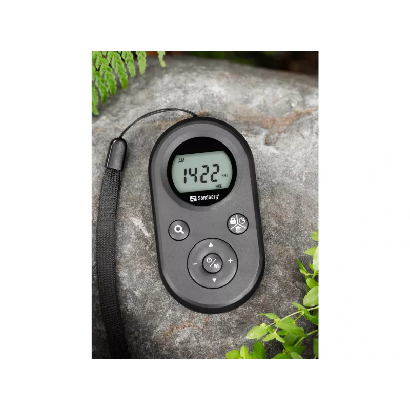 Sandberg Pocket Radio FM+AM Recharge, przenośne, AM, FM, 76 - 108 MHz, 522-1710KHz (9KHz) / 520-170KHz (10KHz), bursztynowe, 3,5 mm