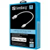 Kabel Sandberg USB Lightning MFI 0.2m biały