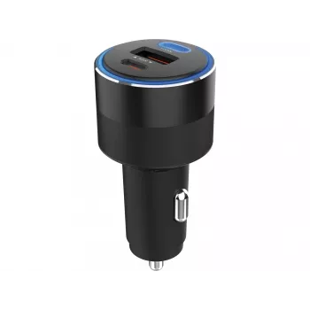 Ładowarka samochodowa Sandberg 3w1 130W USB-C PD szybkie ładowanie uniwersalna