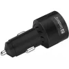 Ładowarka samochodowa Sandberg 3w1 130W USB-C PD szybkie ładowanie uniwersalna