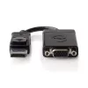 Przejściówka wideo DELL 492-11715 DisplayPort na VGA, czarna