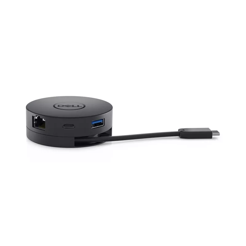 DELL DA300 przewodowy USB 3.2 Gen 2 (3.1 Gen 2) Typ-C Czarny