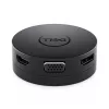 DELL DA300 przewodowy USB 3.2 Gen 2 (3.1 Gen 2) Typ-C Czarny