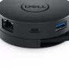 DELL DA300 przewodowy USB 3.2 Gen 2 (3.1 Gen 2) Typ-C Czarny