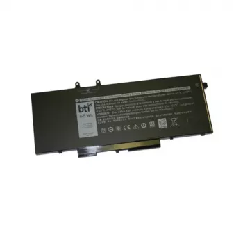 Bateria zastępcza BTI 4-ogniwowa do laptopów Dell Precision/Latitude — 7,6 V 68 Wh (8500 mAh), litowo-polimerowa, czarna
