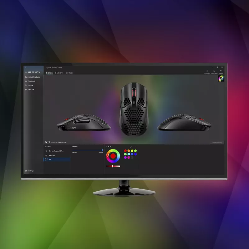 HyperX Pulsefire Haste - Mysz gamingowa (czarno-czerwona)