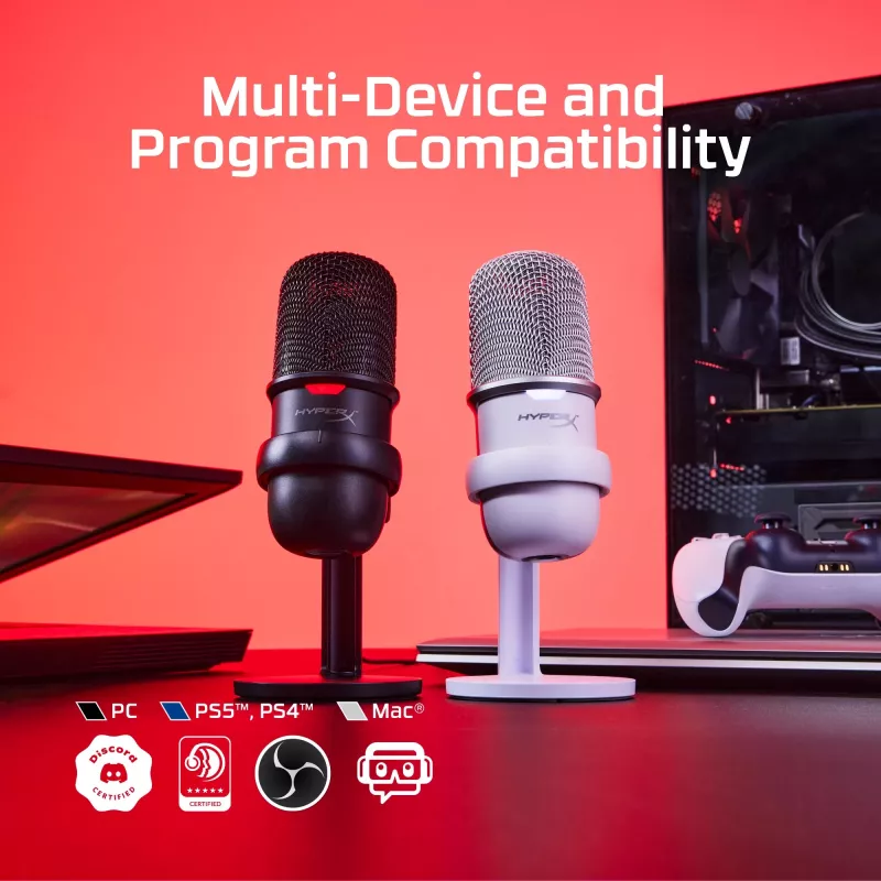 HyperX SoloCast – mikrofon USB (czarny)