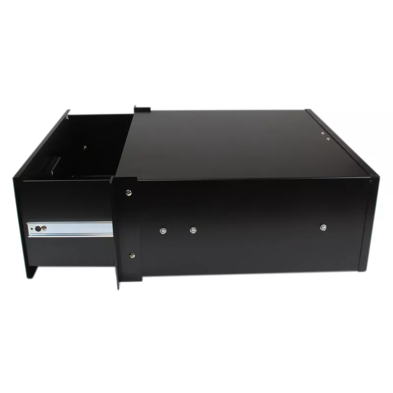 StarTech.com 4U czarna stalowa szuflada do szaf i szaf stojących 19 inch