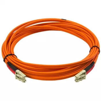 StarTech.com 5m kabel światłowodowy - wielomodowy dupleks 50/125 - LSZH przewód połączeniowy światłowodowy - LC/LC