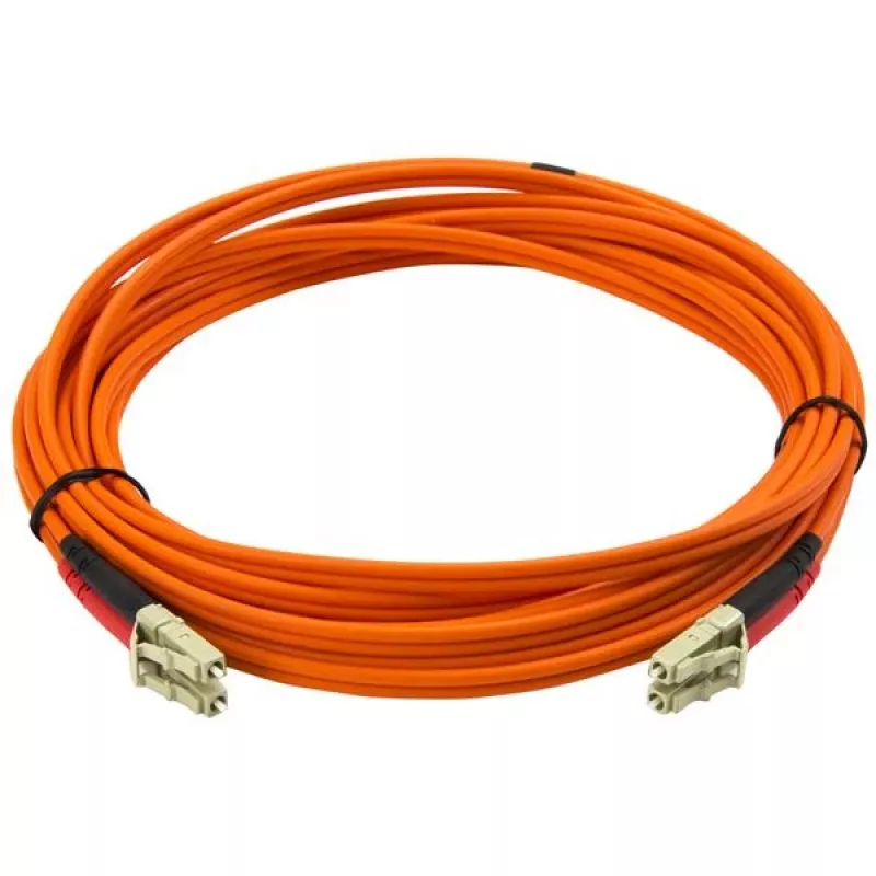 StarTech.com 5m kabel światłowodowy - wielomodowy dupleks 50/125 - LSZH przewód połączeniowy światłowodowy - LC/LC