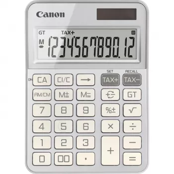 Kalkulator podstawowy Canon KS-125KB biurkowy 12-cyfrowy srebrny