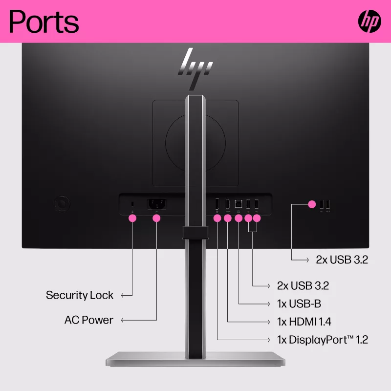 Monitor HP E24t G5 23,8 cala Dotykowy Full HD LCD 1920x1080
