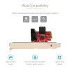 StarTech.com Karta SATA PCIe – 6-portowa karta rozszerzeń SATA PCIe – 6 Gb/s – profil niski/pełny – złącza SATA ułożone warstwowo – ASM1166 bez RAID – konwerter PCI Express na SATA