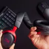 HyperX Cloud III Wireless - Zestaw słuchawkowy gamingowy, Czarny; Czerwony, Chiny, Wokółuszne, Zamknięte, Aktywne, 155 mm