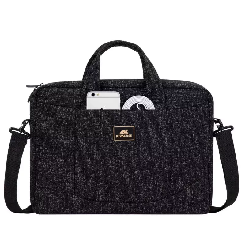 Torba na ramię Rivacase 7931 39,6 cm 15,6 cala Czarno-Biała