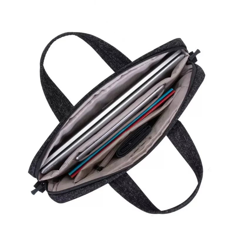 Torba na ramię Rivacase 7931 39,6 cm 15,6 cala Czarno-Biała