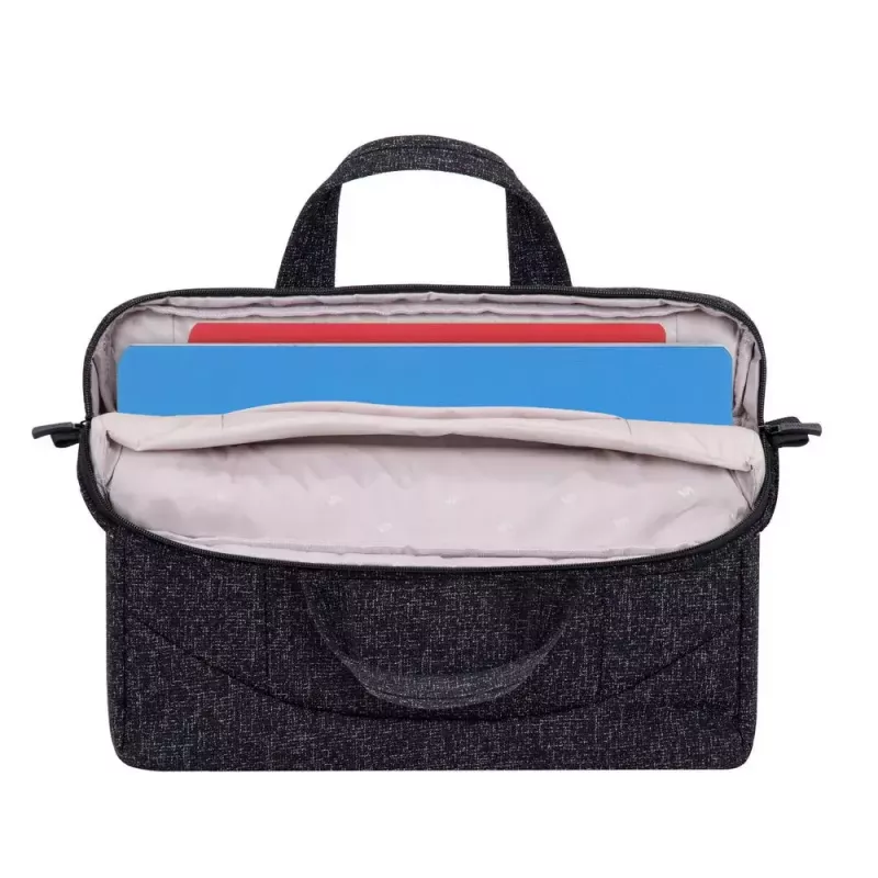 Torba na ramię Rivacase 7931 39,6 cm 15,6 cala Czarno-Biała
